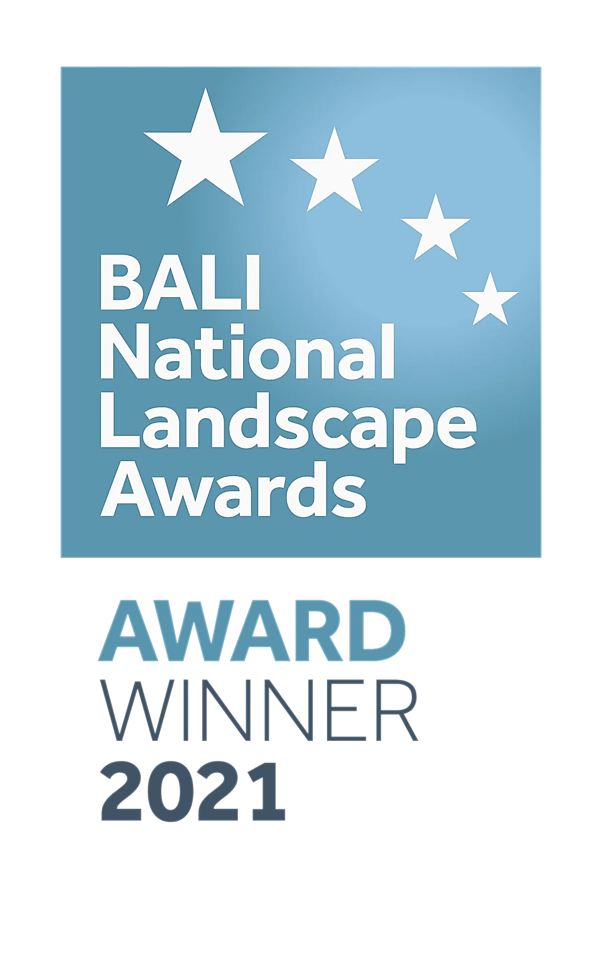 BALI Awards identity Award Winner