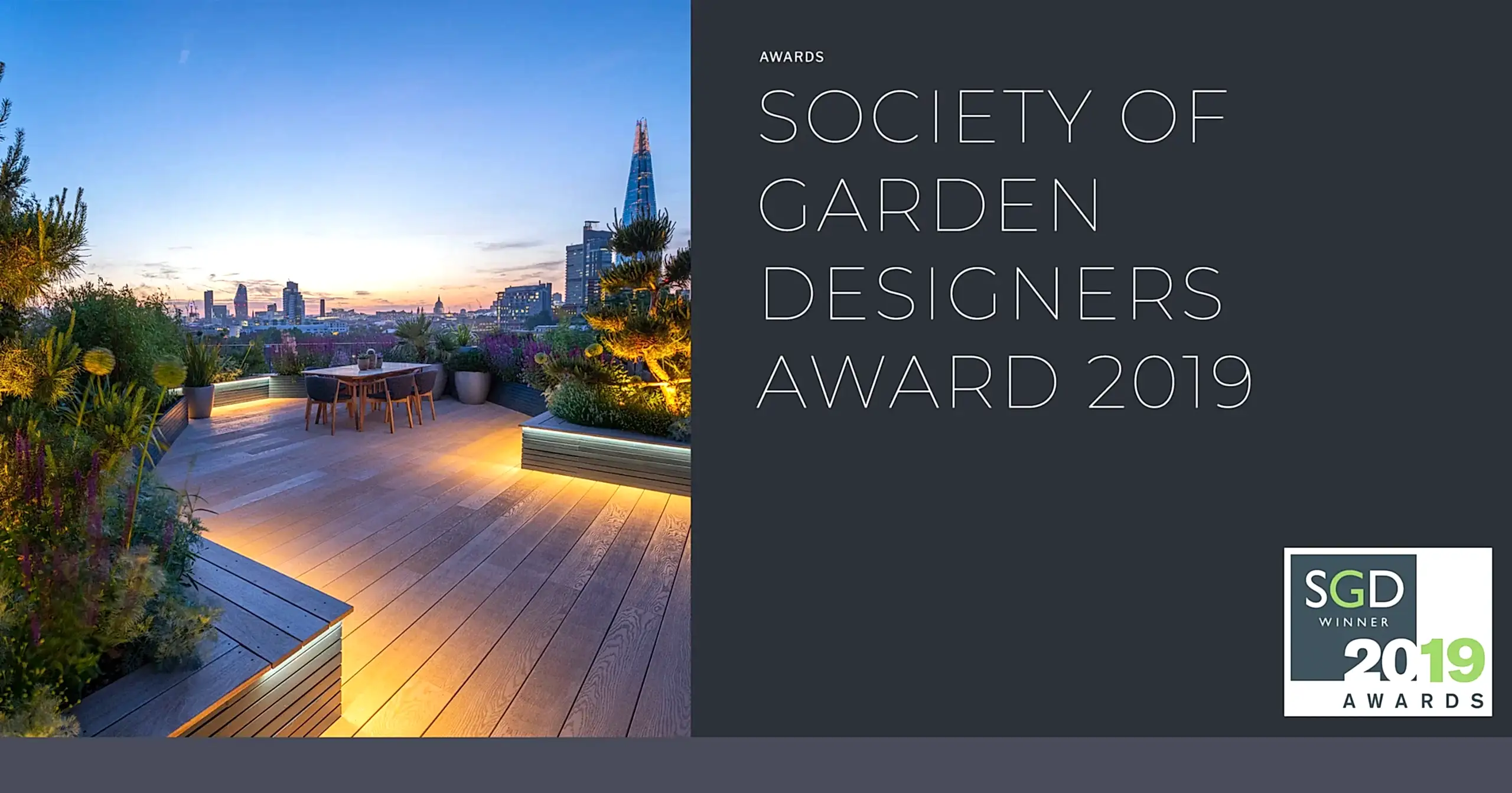 SOCIETY OF GARDEN DESIGNERS AWARD 2021